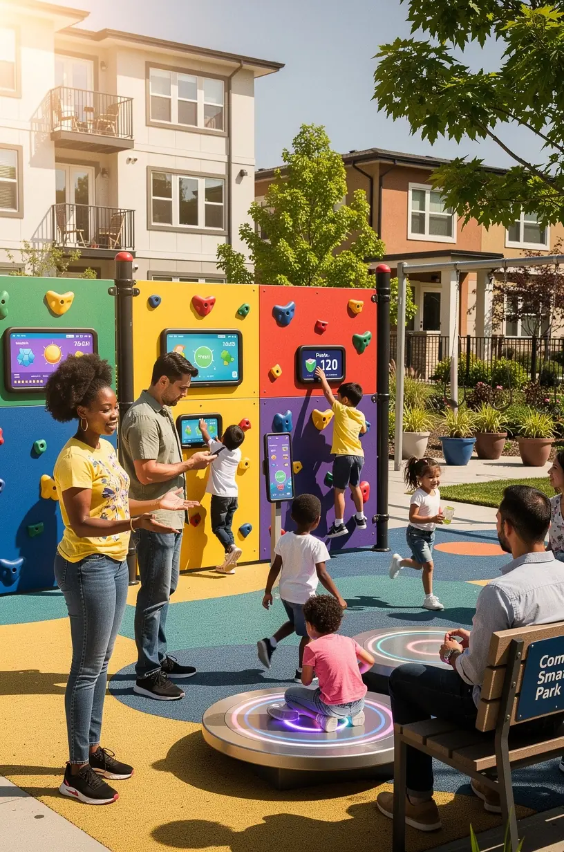 Smart sensors enhancing urban infrastructure efficiency.