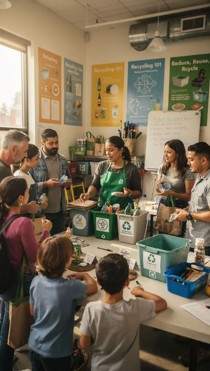 Smart waste management technology enhancing urban living.